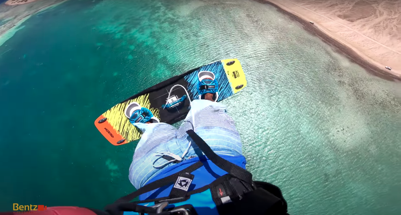 Kiteboarder Flies 150m High In Egypt